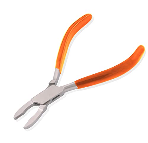 Odontomed2011 5" Jump Ring/Loop Closing Pliers W/Grip Handle Orange Color Odm #TOP1