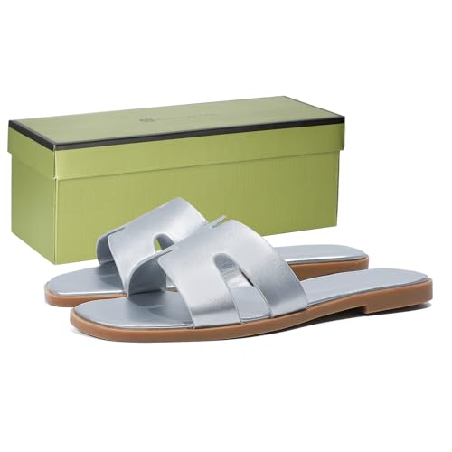 Stratuxx Kaze Open Toe Flat Dress Sandals Womens Slides Comfortable Summer Cute Beach Sandals for Women 2026 — view 4
