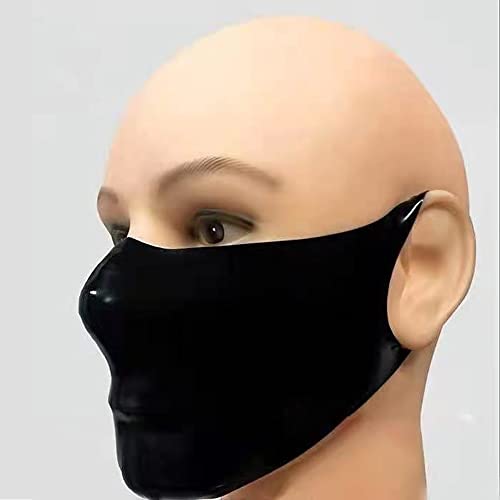 Masque fétiche SM en caoutchouc naturel d'une pureté rare