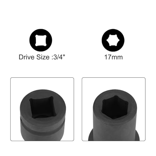 TA-VIGOR 3/4-Inch Drive by 46mm Deep Impact Socket, 6-Point, Durable Reliable Cr-Mo Alloy Steel, Metric for Home Car Repair - Image 3
