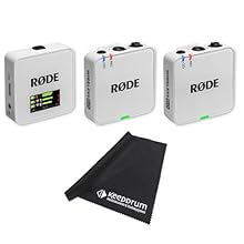 Digital 2-channel wireless microphone system: two transmission modules - one reception module Ideal for videographers / interviews / podcasts / presentations / streaming Range up to 260 m / fee and registration-free 2.4 GHz band Connection option for...