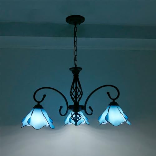 Pendant lampe vintage salon lustre américain 6 lumières chambre hôtel