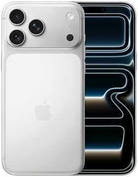 Apple iPhone 17 Pro Max 512 GB: 6.9-inch Display with ProMotion, A19 Pro Chip, Best Battery Life in Any iPhone Ever, Pro Fusion Camera System, Center Stage Front Camera; Silver