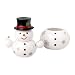 Produktbild Villeroy & Boch  Christmas Toys Memory Dose, drei übereinander gestapelte Dosen, Gebäckdose in Schneemann Form, 20,5 x 18 x 31cm, Premium Porzellan, Mehrfarbig