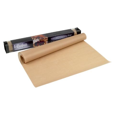 I-Bake Non Stick 1 m Cooking Liner Roll, Aluminium, Multi-Colour, 1meter Cover