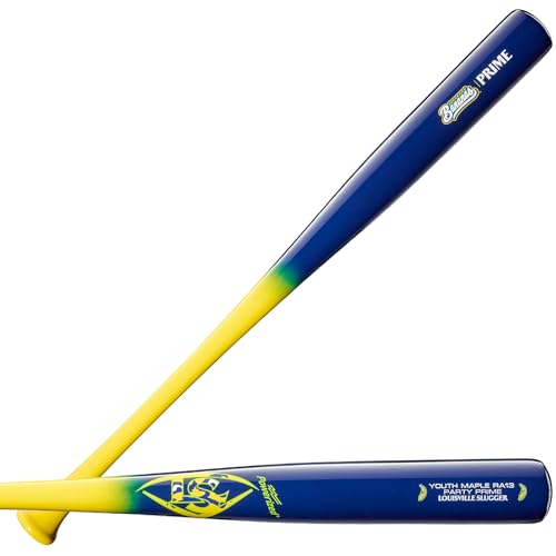 Batte en érable Louisville Slugger Youth Prime Party Animals RA13, la haute qualité du bois