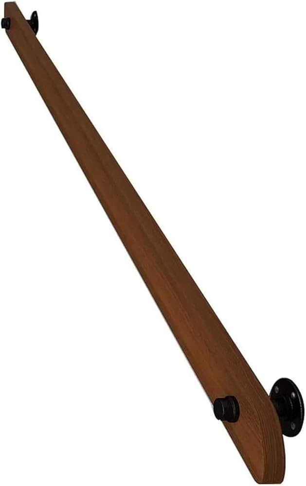 LQSYBHD Grab Bars Non-Slip Solid Wood Staircase Handrail, Pine Handrails Complete Kit, Barrier-Free Staircase Railings for Elderly The Wall Handle, Villa Building Loft Decking Hand (Size:3.28ft/100cm)