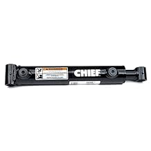 Chief WT Welded Cross Tube Cylinder - 2 Bore x 8 Stroke Double Acting Hydraulic Cylinder - 3000 PSI - 1.25 Rod Diameter - 1 Pin, SAE #8 Port - Extended Length 23 - Universal Hydraulic Cylinder