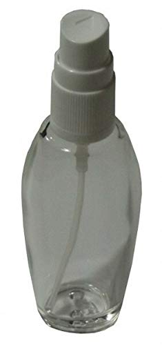 10 Flakon leer 30 ml mit Zerstäuberpumpe und Kappe Silber Meliha