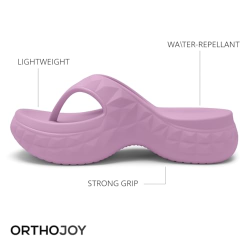 Image of ORTHO JOY Orthopedic Slippers for Women | Arch & Heel Support EVA Slippers | Lightweight, Non-Slip Comfort Footwear for Foot Pain Relief - Indoor & Outdoor Friendly