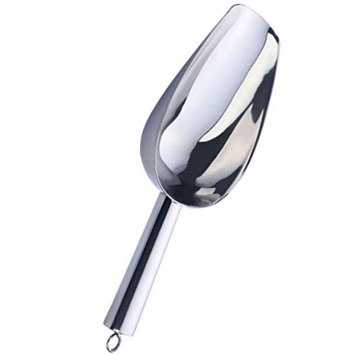 Hemoton – Colher de alimentos de aço inoxidável para chá, doces, sobremesas, feijão, pá de frutas se