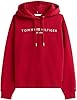 Tommy Hilfiger Women’s Hoodie with Logo, Red (Regatta Red), L #4