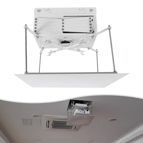 WFIETN - Projektor-Lift, Beamer Aufzug Lift Set, Motorisierter Projektoraufhängung Aufzug Beamer Lift 1m Hub Deckenhalterung, Bis zu 10kg, für Schulen, Konferenzräume, Studios