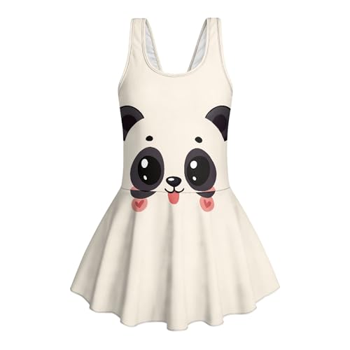 Traje de baño de cuerpo completo para niñas ideal para playa y piscina de 3 a 13 años