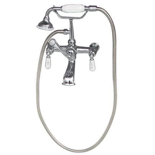 Clawfoot Tub Filler – Elephant Spout, Hand Held Shower, Swivel Mounts #TOP3
