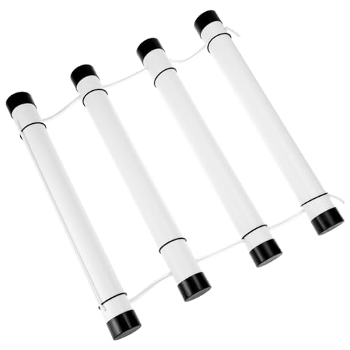 QWORK PVC Scuba Diving Dive Cylinder Tank Rack Holder with 3 Tubes (20-Inch Length, 2-Inch Diameter) - Prevents Tanks from Rolling in Car