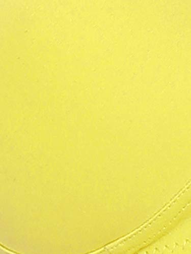 Image of Clovia Women's Cotton Rich Solid Padded Demi Cup Wire Free Push-Up Bra - Light Yellow