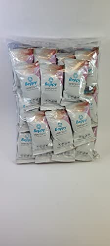Beppy WET 30 Stück Vorratspack - einzeln hygienisch verpackt, feucht, ohne Faden - Soft + Comfort Tampons/Schwamm tampons, für mehr Freiheiten während der Periode (Liebe, Sauna, Sport, Schwimmen)