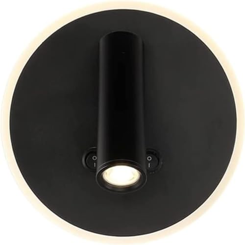 Applique câblée réglable avec interrupteur pour éclairage de lit précis