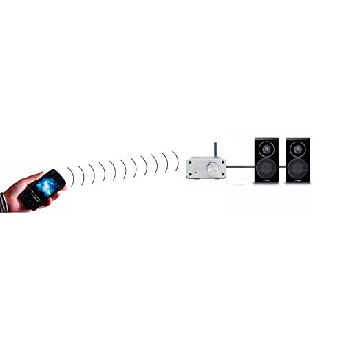 Mini versterker Bluetooth - Marmitek BoomBoom 460 - aptX - 2x 20W RMS - AUX Ingang - Luidsprekeruitgang voor passieve speakers - Volumeregeling - Metalen behuizing - Sluit uw oude luidsprekers aan