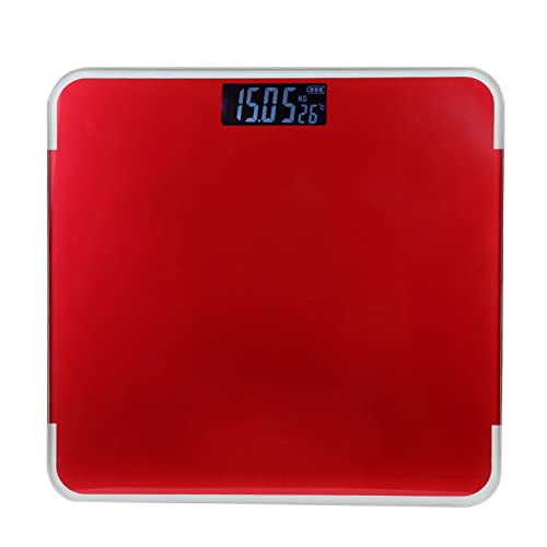 3 Color Optional Accurate Measure Weight Device, Electronic Led Digital Body Fat Scale For School Home & Gym, Bathroom Scale For Man & Woman(Red) #TOP19