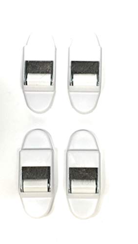 4 x Mini Gurtführung mit Bürstendichtung und Leitrolle