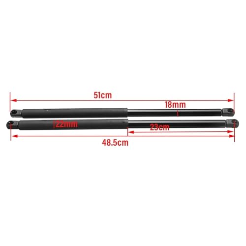 Barre support de coffre Octavia A5 A7 MK3 ressort gaz hayon - 3