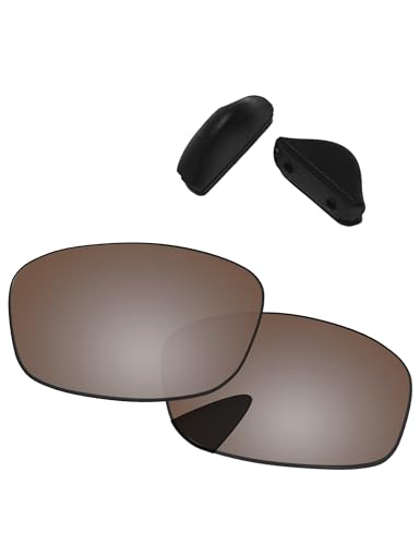 Image of Replacement Lenses & Nose Pads for Oakley Fives Squared(4+1) OO9238 54mm - Precise Fit, UV Block, Impact Resistant