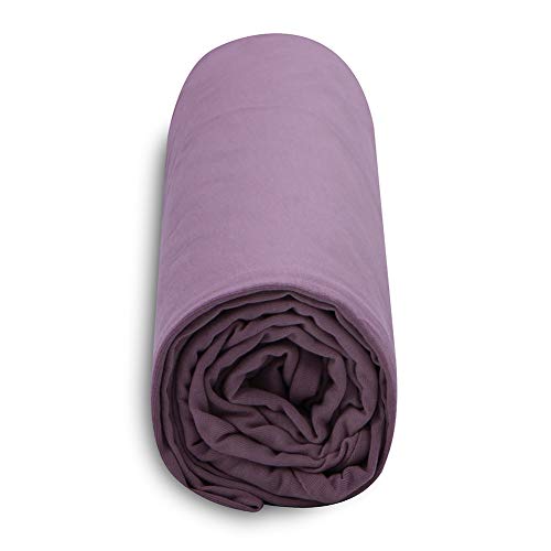 Queen Rose - Funda de almohada desmontable en forma de U para embarazo, solo se ajusta a almohada desmontable en forma de U, almohada de repuesto para el cuerpo (púrpura)