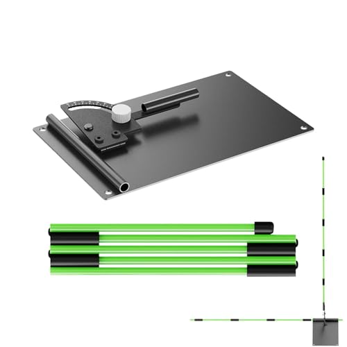 Bâtons d'alignement de golf pour perfectionner votre swing en famille au jardin