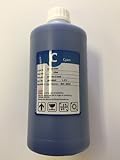 Eco Solvent Ink Cyan One Liter for Roland, Mutoh, Mimaki, Epson and Other Printers Using DX-2 DX4, DX5 and DX7 Print Heads