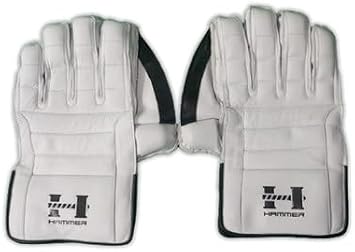 Hammer Black Edition Wicket Keeping Gloves | Octopus Neoprene Palm | Breathable Design | Professional Cricket Keeper Gloves