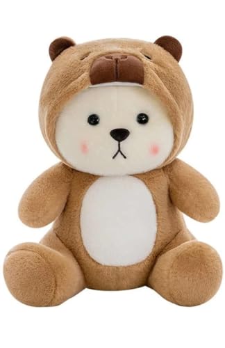 Image of Half Hooded Capybara 40CM Soft Toy Plush Toy | Big Stuffed Animal | Ultra Soft, Huggable & Cuddly Gift for Kids, Girls, Boys | Perfect for Birthday, Valentine's Day