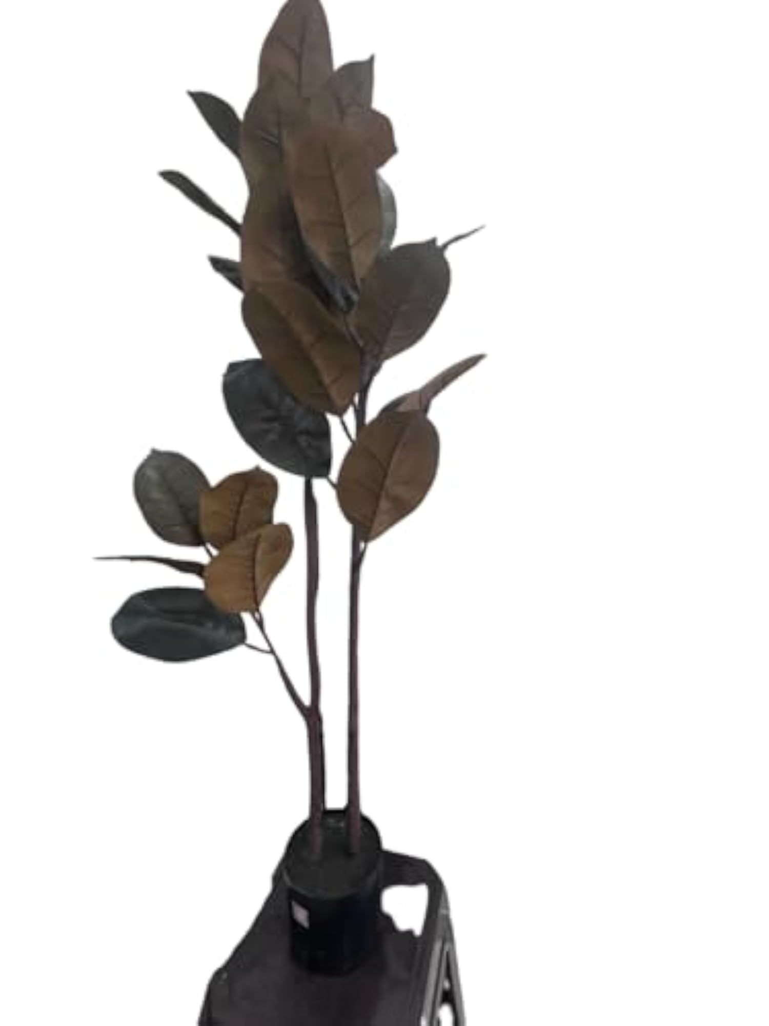 Artificial Rubber Tree Plant, 120 cm Premium