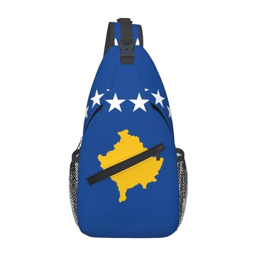 Mochila Unisex con Estampado de Bandera de Kosovo