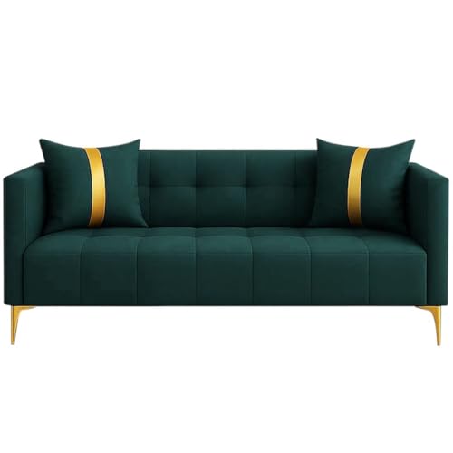 Image of FURNY Modernliving 3 Seater Sofa Set for Premium Living (Teal Color)