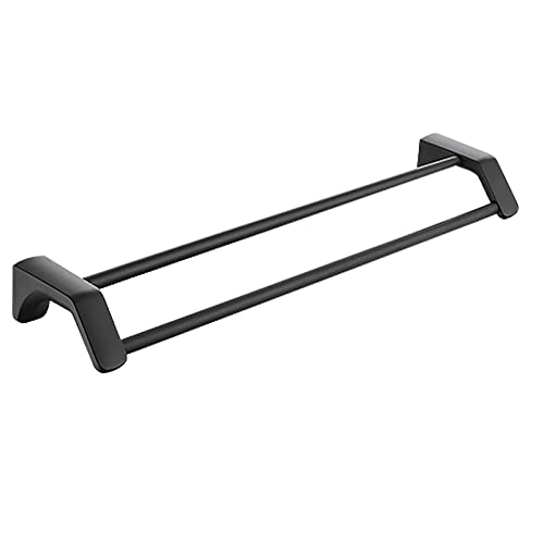 Porte-serviettes double noir pour moderniser votre cuisine ou salle de bain