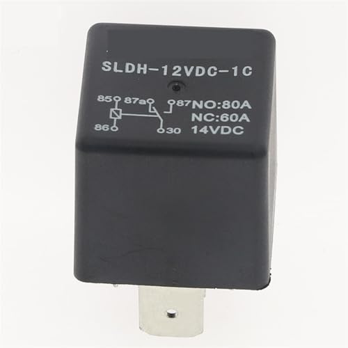 Relé SLDH-12VDC-1C de conmutación 60A para automoción con 5 pines anchos tipo 4142 4