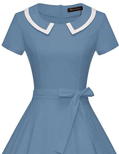 Image of GownTown Womens Dresses 1950s Vintage Swing Stretchy Dresses with Pockets