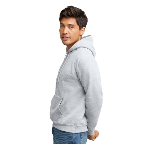 Image of Hanes Men's Hoodie - EcoSmart Fleece Hooded Sweatshirt for Men & Women - Midweight Fleece - Big & Tall Available