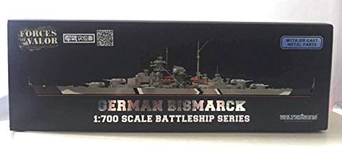 Floz Wwii German Bismarck Battleship 1/700 Diecast Model Ship #TOP2