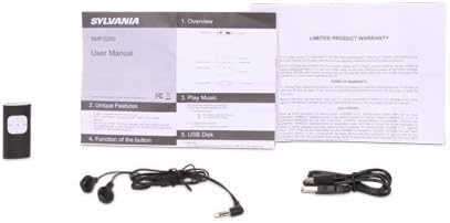 Sylvania 2 GB Clip MP3 Player (Purple)