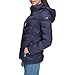 Calvin Klein Women's Light-weight Hooded Puffer Jacket, Classic Blue, Large