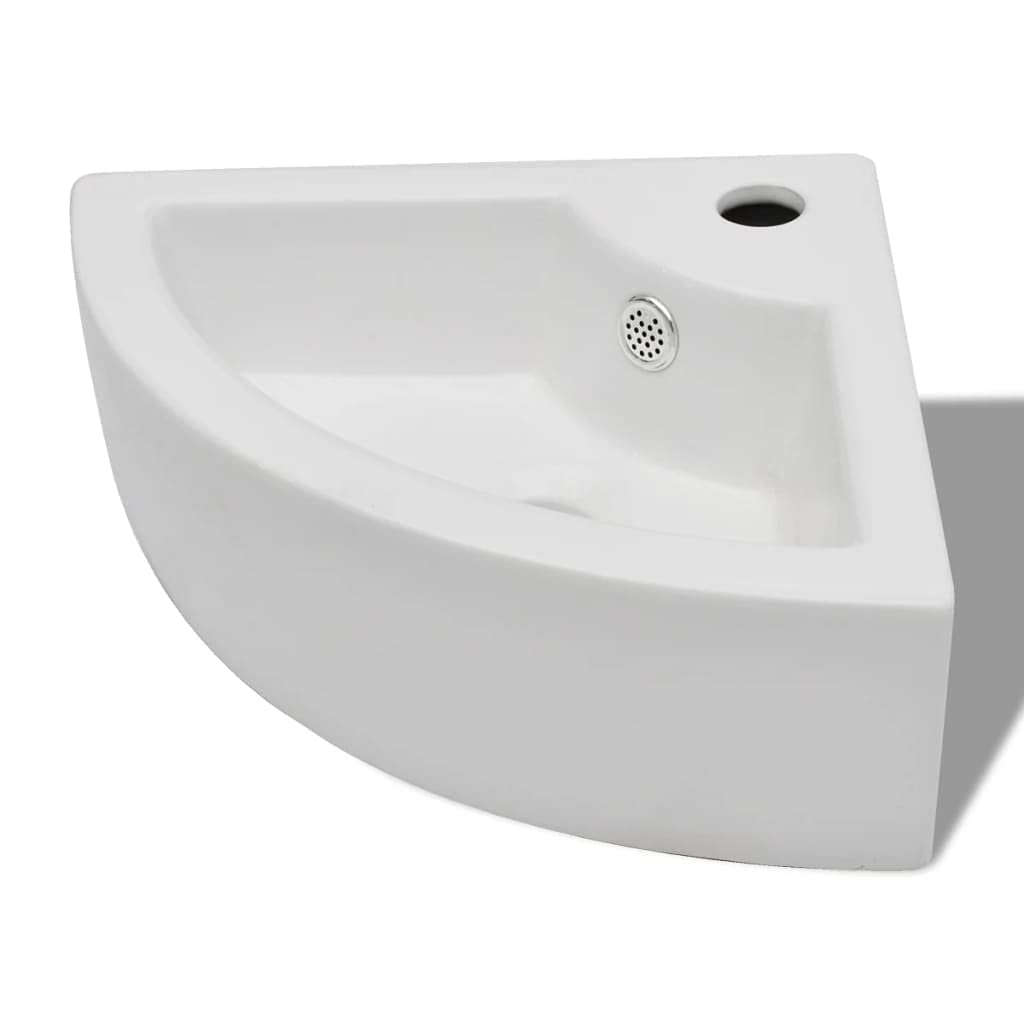 vidaXL Vasque à Poser Lave Main Céramique Lavabo Salle de Bain Salle d'Eau