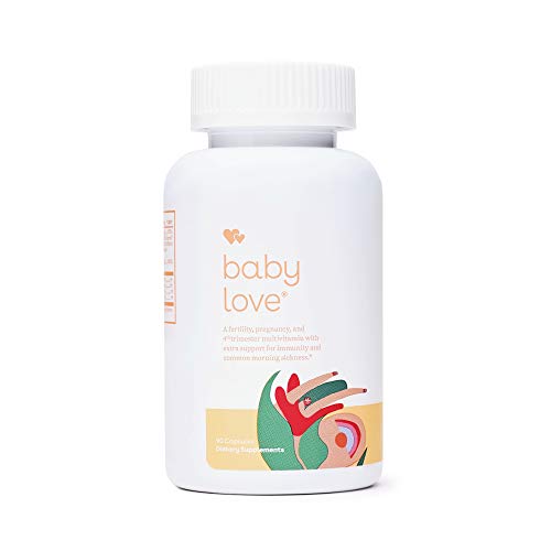 Love Wellness Prenatal Vitamins - Baby Love - Prenatal Vitamins with dha & folic Acid - 30 Day Supply - 25+ Vitamins & Minerals for Your Needs, Supports Immunity & Relief from Morning Sickness