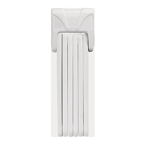 ABUS Bordo Lite 6050 Folding Bike Lock (Color: White) Chain Lock