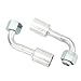 Air Conditioning 90 Degree Beadlock, AC Splicer Fitting High Strength 10 Pcs 5/8in Anti Aging Leakage Proof for Cars
