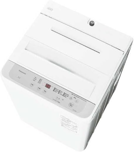 パナソニック 全自動洗濯機 5kg NA-F5B5-H ライトグレー ビッグ