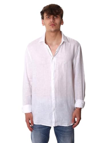 Chemise Calvin Klein K10K106018 Homme en Coton Noir Coupe Ajustée