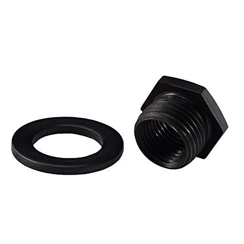 Image of MaxTool 2PCs Hole Saw Mandrel Arbor Thread ADAPTORS with a Washer from 1 /2 inch to 5 /8 inch Thread Converter; BA32-40THDP2